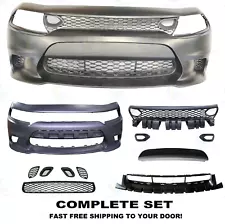 FOR 2015-2023 Dodge Charger SRT-8 SRT Hellcat FRONT BUMPER SET