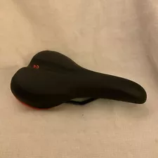 Peloton Velo Saddle Replacement Exercise Bike Seat Black Genuine OEM Red Details