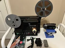 CHINON Super 8 Sound Movie Projector Video Telecine Transfer COMPLETE SYSTEM!