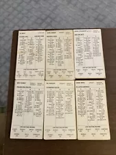 1983 National League East 6 Teams Strat-O-Matic Baseball Card Set Basic/Advanced