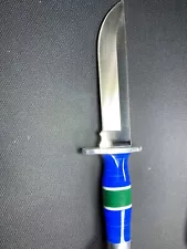 Buck Knife 124 BCCI BLUE GREEN