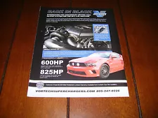 2011 VORTECH SUPERCHARGER MUSTANG 5.0 ***ORIGINAL AD***