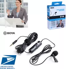 BOYA BY-M1 3.5mm Lavalier Condenser Microphone for Smartphone DSLR Cameras Sales