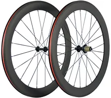 Factory Sales 38/50/60/88mm Tubeless/Clincher Wheelset 700C 3k Matte 25mm Width