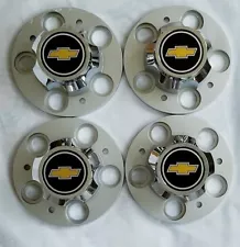 CHEVROLET CHEVY GMC TRUCK 5 LUG 15" 15x8 15x7 RALLY WHEEL CENTER CAPS 4 PCS SET