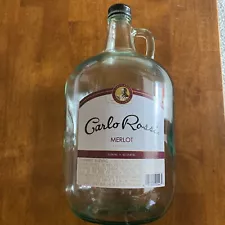 Carlo Rossi Empty 4L Wine Jug, Great for homemade wine storage