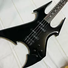 B.C Rich Beast Bass through-neck Electric Bass Black Used