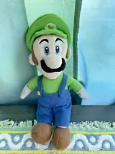 Sanei Hudson Soft 2003 Mario Party 5 Luigi Plush 8"- Used