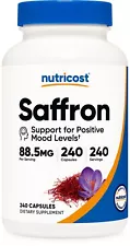 Nutricost Saffron Extract 88.5mg, 240 Capsules