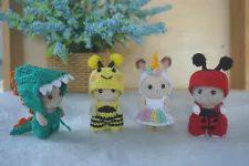 Crochet Clothes for Sylvanian families Calico Critters for baby size