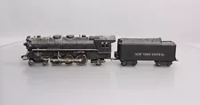 Marx 333 Vintage O New York Central 4-6-2 Die-Cast Steam Locomotive & Tender