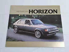 1982 PLYMOUTH HORIZON SALES BROCHURE CATALOG IN EXCELLENT CONDITION