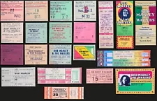 BOB MARLEY ð¿ REGGAE MUSIC ð¼ Reproduction CONCERT TICKETS ð️ Individual Sale