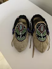 Native American Indian Moccasins Early 1900s