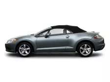 Fits: 2006-2011 Mitsibushi Eclipse, Convertible Top, Black Twill Vinyl (For: 2008 Mitsubishi Eclipse)