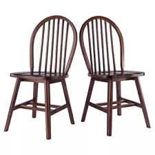 Wood Windsor Chair, Walnut