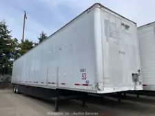 Wabash National 53' T/A Dry Van Cargo Enclosed Box Cube Semi Trailer bidadoo