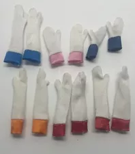 Sailor Moon Dolls: Lot Of 6 Pairs Of Gloves For 11.5” Dolls Colored Cuff Anime