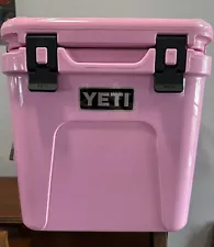 YETI Roadie Cooler 24 POWER PINK Portable Insulated Hard Cooler with Strap