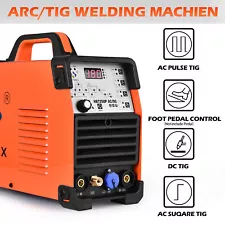 Aluminum TIG Welder AC/DC 220V 200AMP Digital MMA TIG Welding Machine with Pulse