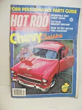 Hot Rod Mag January 1981 Chevy Classics 455 Olds Bracket Build Chevy Heads