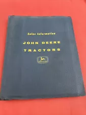 VTG John Deere Sales Information Binder 420 Crawler 520 620 720 Tractors