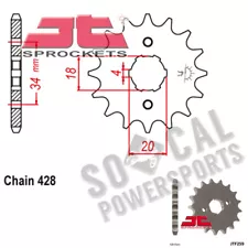 JT Sprockets Steel Front Sprocket-12T for 2005-2007 KYMCO Mongoose 90 ATV