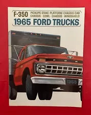 1965 Ford "F-350" - Original Truck Dealer Sales Brochure / Catalog