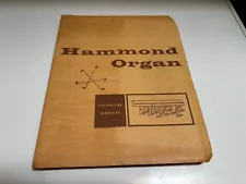 Hammond Tonewheel B3, C3, CV A100 etc Organ Service manual