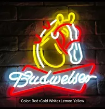 ðºBudweiser Horse Illuminated Neon/LED Sign-Great for Home Bar. See my listings