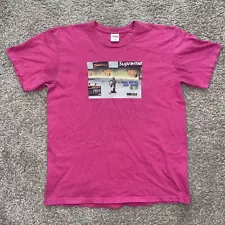 Supreme Thrasher Skate Video Game Pink White T-Shirt Tee Men's Medium