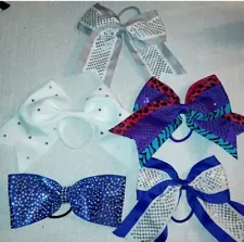 5 Cheerleading Cheer Hair Bows