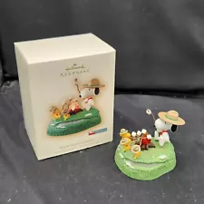 Hallmark Keepsake Peanuts Beagle Scouts Campfire Snoopy Woodstock 2007