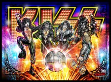 KISS Pinball Alternate Translite HIGHEST QUALITY RESOLUTION! Choose 1 of 2