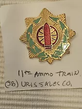 New ListingWWII US Army 11th Ammo Train Pin DI Badge SP Uris Sales Co L@@K!!!