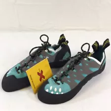 La Sportiva Womens Turquoise Round Toe Low Top Lace-Up Climbing Shoes Size 7