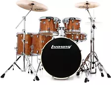 Ludwig Element Evolution 6-piece Complete Drum Set with Zildjian Cymbals -