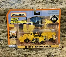 Matchbox CAT DIRT MACHINES Dirt Movers NIB