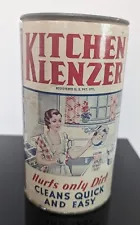 Vintage 1930 Kitchen Klenzer - Fitzpatrick Bros.-Chicago, Ill. Unopened Canister