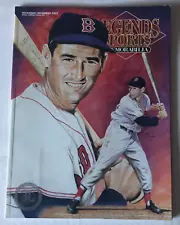 Ted Williams Legends Sports Baseball Magazine Nov./Dec. 1993 Collector Issue