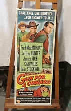 ORIGINAL MOVIE GUN FOR A COWARD insert '56 Fred MacMurray, Jeffrey Hunter