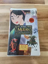 Mulan VHS 2004 Walt Disney Special Edition Clamshell - SEALED NEW NOS