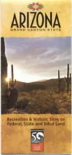 Arizona Recreation and Historic Sites on Federal, State and Tribal Land Map 2014