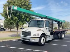 2012 Freightliner M2 106 40' Conveyor Flatbed Boom Truck Tractor Cummins bidadoo