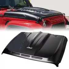 Xprite Air Unpainted Steel Vented Hood for 2018-24 Jeep Wrangler JL Gladiator JT