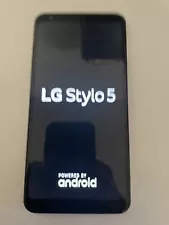 LG Stylo 5+ LMQ720AM - 32GB - White (AT&T) (Single SIM) With Otter Box Case