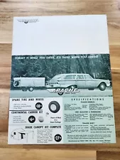 Vintage Apache Pop Up Trailer Camper Sales Brochure Flyer Travel RV