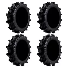 SuperATV 42" Terminator Max 42x10-22 Maximum Mud Tires for UTV ATV - Set of 4