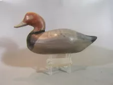 red head duck decoy Jim Currier Harve de Grace Md. ca. 1950