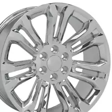 22 Inch Chrome CK159 5666 Rims SET Fits Escalade Sierra Yukon